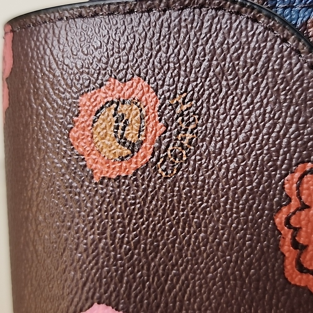Coach Floral Oxblood Wallet - Picture 12 of 13